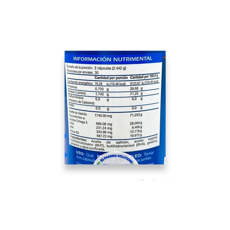 Promega Capsulas C/60 Omega 3 Sabor Na