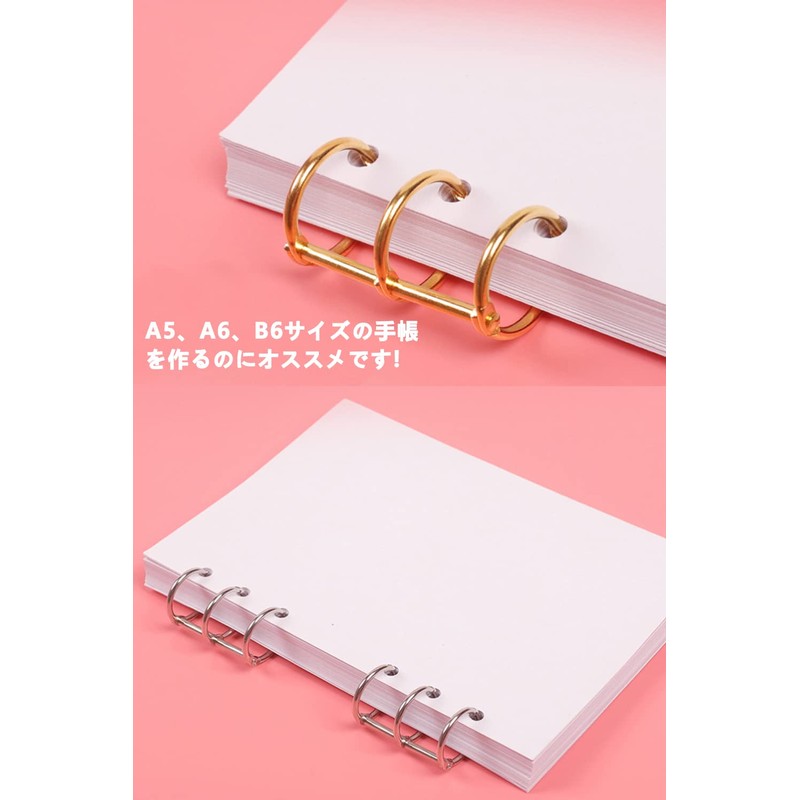 YFFSFDC Loose Leaf Binder Ring Binder Binder Binding Jig Hole