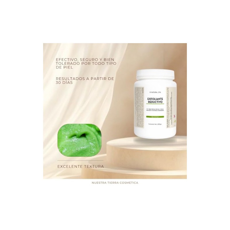 B Natural SPA Exfoliante Reductivo con Algas Marinas, Romero y