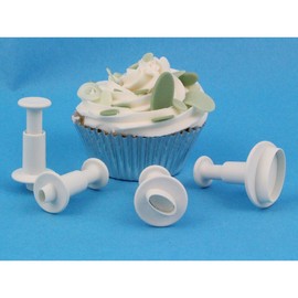 PME MO154 Oval Plunger Cutters, Small, Medium, Large, X-Large Sizes, Set of 4