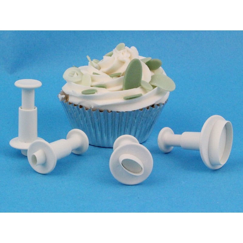 PME MO154 Oval Plunger Cutters, Small, Medium, Large, X-Large Sizes,