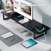 Simple Trending Dual Monitor Stand Riser with 2 USB Charging