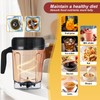 JUBAOPEN Upgraded For vitamix replacement pitcher 64oz Low-Profile, compatible with