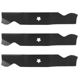 3pcs AUTOMUTO Lawn Mower Blade Compatible for Ariens 21546235; for AYP 187254, 187256, 33954, 532187256, 574292401, 575938401, 917187254, 917532187254, 917532187256, 917539112053 (54 Inches Deck)