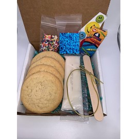 Kids Cookie Decorating Kit – Father’s Day Professional Cookie Decorating Kit w/Icing, Colored Sprinkles, Crayons, & More