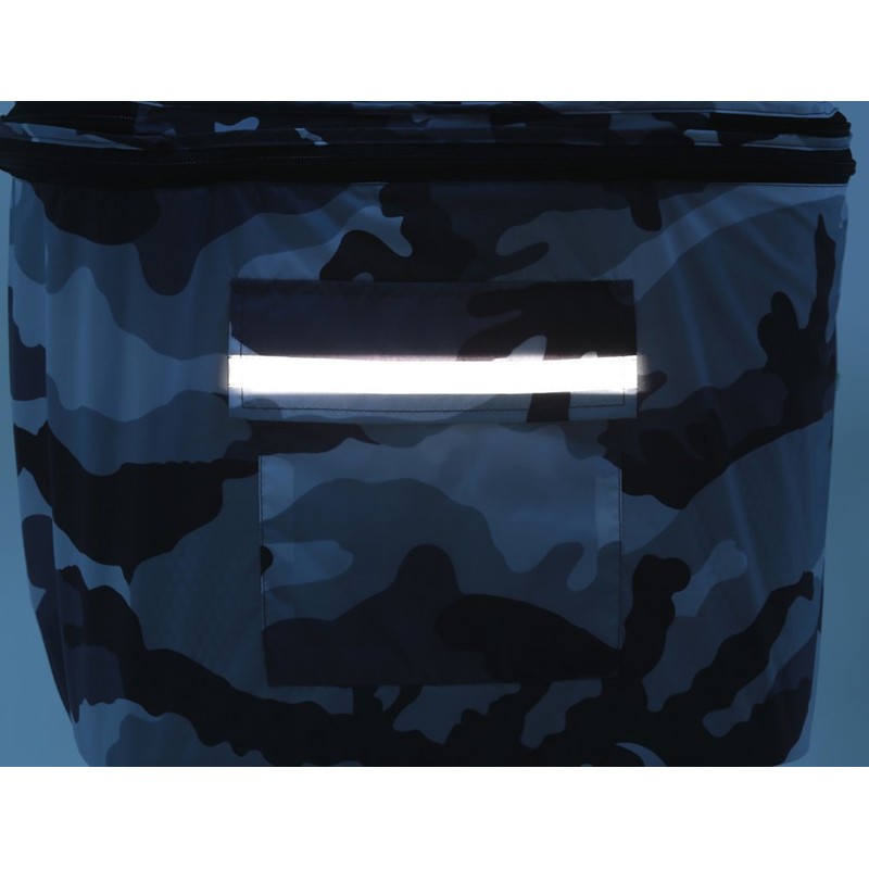 Kawasumi Seisakusho KW-253F/MG Bicycle 2-Tier Front Basket Cover, Camouflage