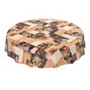 Anro Oilcloth Wax Tablecloth, Washable