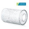 Skelang 4 Pcs Clear Glass Shade, Light Shade with Crackle,