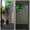 Emergency Exit Sign, Afterglow, Pack of 3 Emergency Exit Sign,
