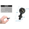 17mm to 1/4" Ball Joint Adapter Ball Head Camera Screw