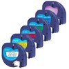 Doree (6 Pack) dymo letratag colourful 16951 91221,91222,91223...Compatible Letratag label