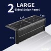 SHONELIGHTING Solar Pool Lights, Color Changing Waterproof Step Lights for