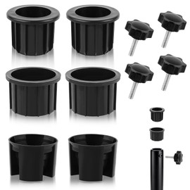TTMIXKI 10 Pcs Umbrella Stand Parts, Universal Patio Umbrella Replacement Parts, 1.5''1.9'' Umbrella Parasol Base Stand Hole Ring Plug
