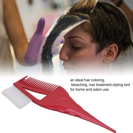 Dye Brush Set, Hair Dye Brush 2 Pieces Portable Double Sided Hair Dye Brush with Hard Bristles Hair Dye Brush with DIY Comb for Salon