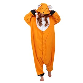 WOTOGOLD Animal Cosplay Costume Fox Unisex Adult Pajamas Dark ,Medium,Dark Yellow Fox