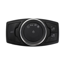 X AUTOHAUX No.GJ5Z11654B/HLS1749/F1EZ-11654-B/SW-7464 Headlight Switch for Ford Focus 2015-2018 Headlamp Dimmer Switch Black