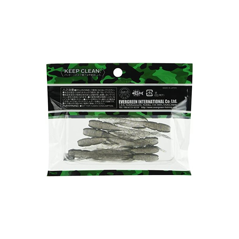EVERGREEN Worm C-4 Reach 3.1" Crystal Shad #81 Lure