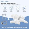 385311641 RV Boat Camper Toilet Water Valve Kit for Dometic