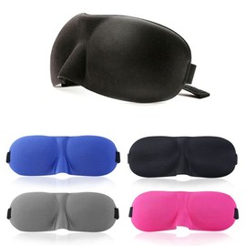 Ergonomic design three-dimensional Sleep eye mask, dark pink 7ea