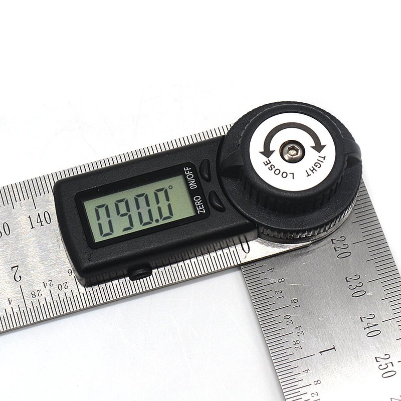 Malayas Digital Angle Finder Ruler 8 inch/200mm Digital Protractor with