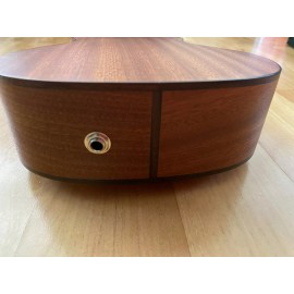 Luna Guitars Concert Solid Spruce Top Tapa Design Acoustic Electric Ukulele