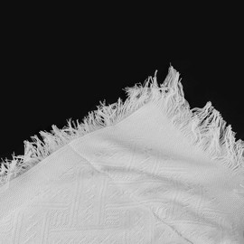 Ieron Boho Picnic Blanket, Waterproof Washable Beach Blanket Beach Mat,Camping Blanket for Outdoor/Picnic/Garden/Beach/Camping,White 90x180cm