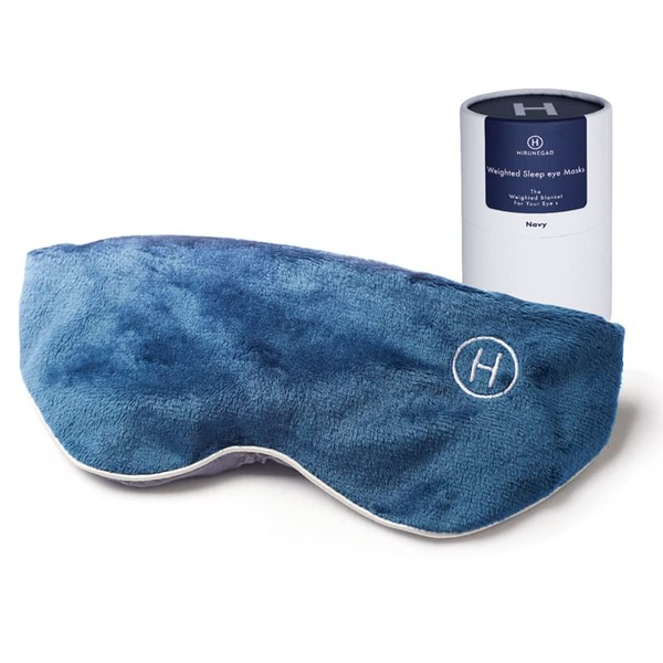 HIRUNEGAO Sleep Weighted Eye Mask for Sleep, Recovery Wear, Eye