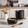 AmorArc Stoneware Cereal Bowls Set of 4, 26oz Soup Bowls