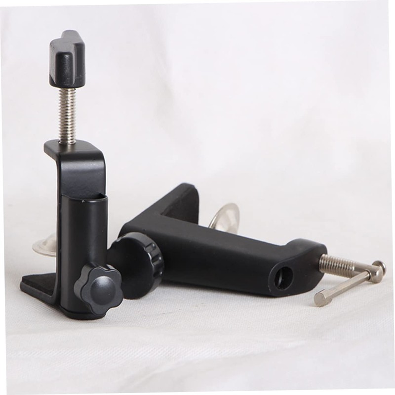 Gadpiparty 1PC Sturdy Metal Table Clip Thickened Round Buckle Desktop