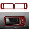 Carbon Fiber Accessories Car Door Handle Trim Sticker Cover for Ford Mustang GT Shelby 2005 2006 2007 2008 2009