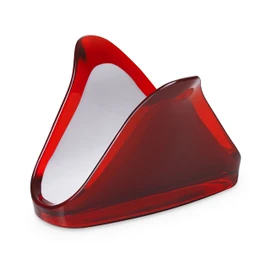 OMADA Design Napkin Holder, Towel Holder Acrylic Square Line, Red