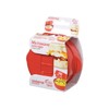Sistema 1102 Insulated Food Boxes, Red/Transparent, 2.4 L