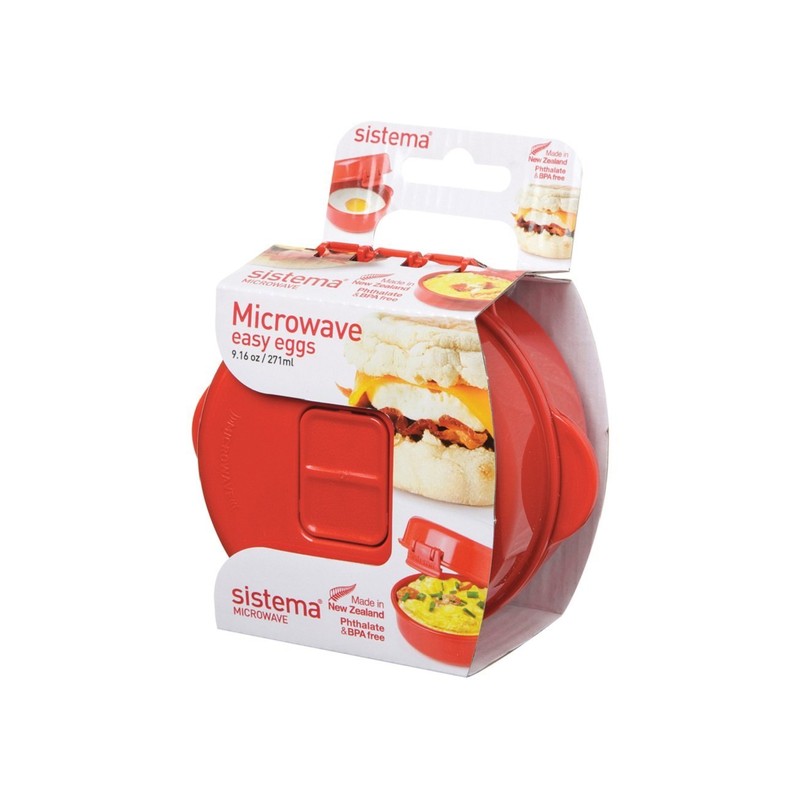Sistema 1102 Insulated Food Boxes, Red/Transparent, 2.4 L