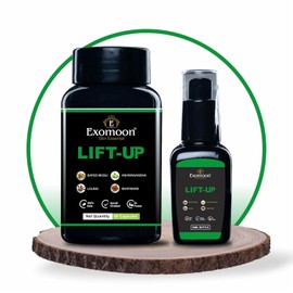  Lift-Up Massage Oil & Capsules for Man | Private Packaging | Made with Natural Ingredients | Clinically Tested (Combo Pack)