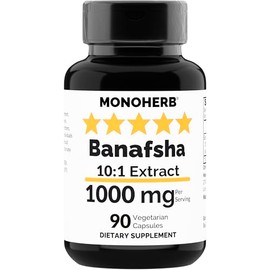 MONOHERB Banafsha Extract 1000 mg - 90 Vegetarian Capsules