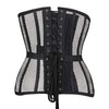 Sady Industry Women's Steel Boned Corset Short Torso Heavy Duty