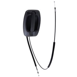 Brock Aftermarket Replacement Driver Left Or Passenger Right Outside Sliding Side Door Handle Textured Black Compatible with 2014-2023 RAM Promaster