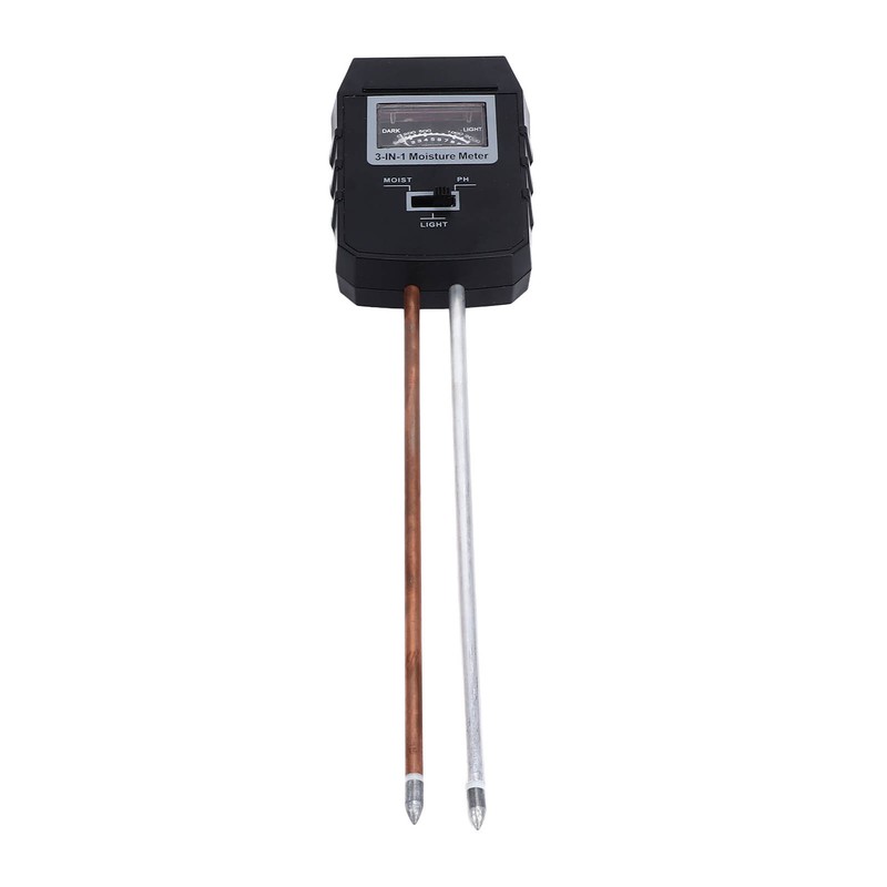 Soil Meter 3 in 1 Simple PH Moisture Plants Illumination