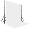 King Mills 10x10 ft White Backdrop Curtain for Photography, Also