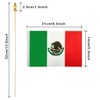 Newperlite Mexico Stick Flag Mexican Small Mini Hand Held Flags