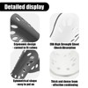 Soccer Shin Guards and Knee-High Socks, Black (Black, S)