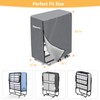 Gasadar Rollaway Bed Cover 38 in Adjustable Folding Bed Storage