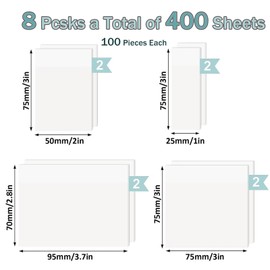 Transparente Haftnotizen Transparent Sticky Notes Durchsichtige Klebezettel Wiederbeschreibbar Clear Sticky Notes Wasserfest Clear Sticky Notes