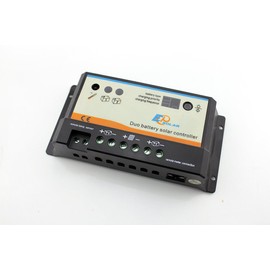 EPEVER PWM Solar Charge Controller EPIPDB-COM Series 10A Dual Battery Solar Panel Charging System