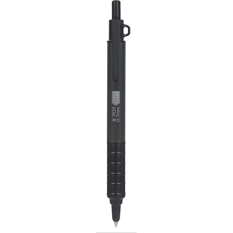 Zebra Pen X-701 Tactical Ballpoint Pen and Refills, 0.7mm Fine