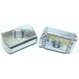 (Customize quantity) 7/16-14 Strut Nuts W/O Spring for Unistrut Channel Electro Galvanized / Zinc Plated (#4170) (P3009