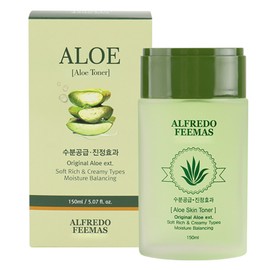 Partner company Toner 150ml to keep skin moist and healthy with aloe moisture / 알로에 수분으로 피부 촉촉하고 건강하게 토너 150ml