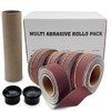 LYFJXX Emery Cloth Roll, 5 Grits Abrasive Sand Paper Set,