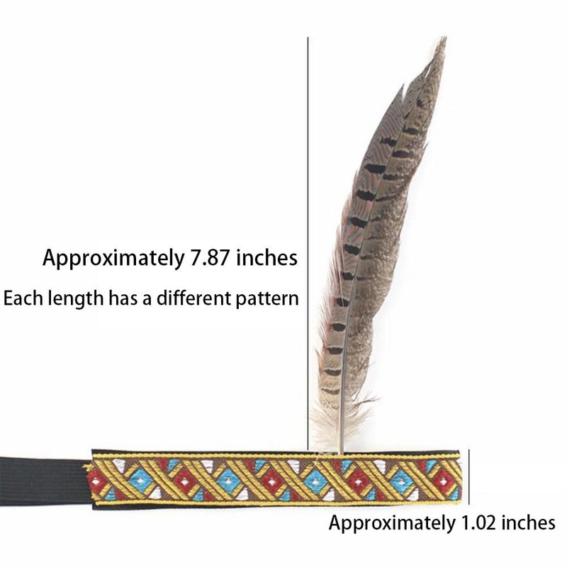 Indian Headband Headdress Feather Headband Native American Feather Headband Hair
