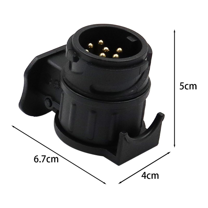 Tiardey 13 Pin to 7 Pin Towing Adapter Waterproof Towbar
